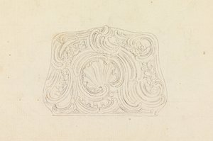 Ontwerp voor een Snuifdoosdeksel (recto); Trofee van de Jacht (verso)